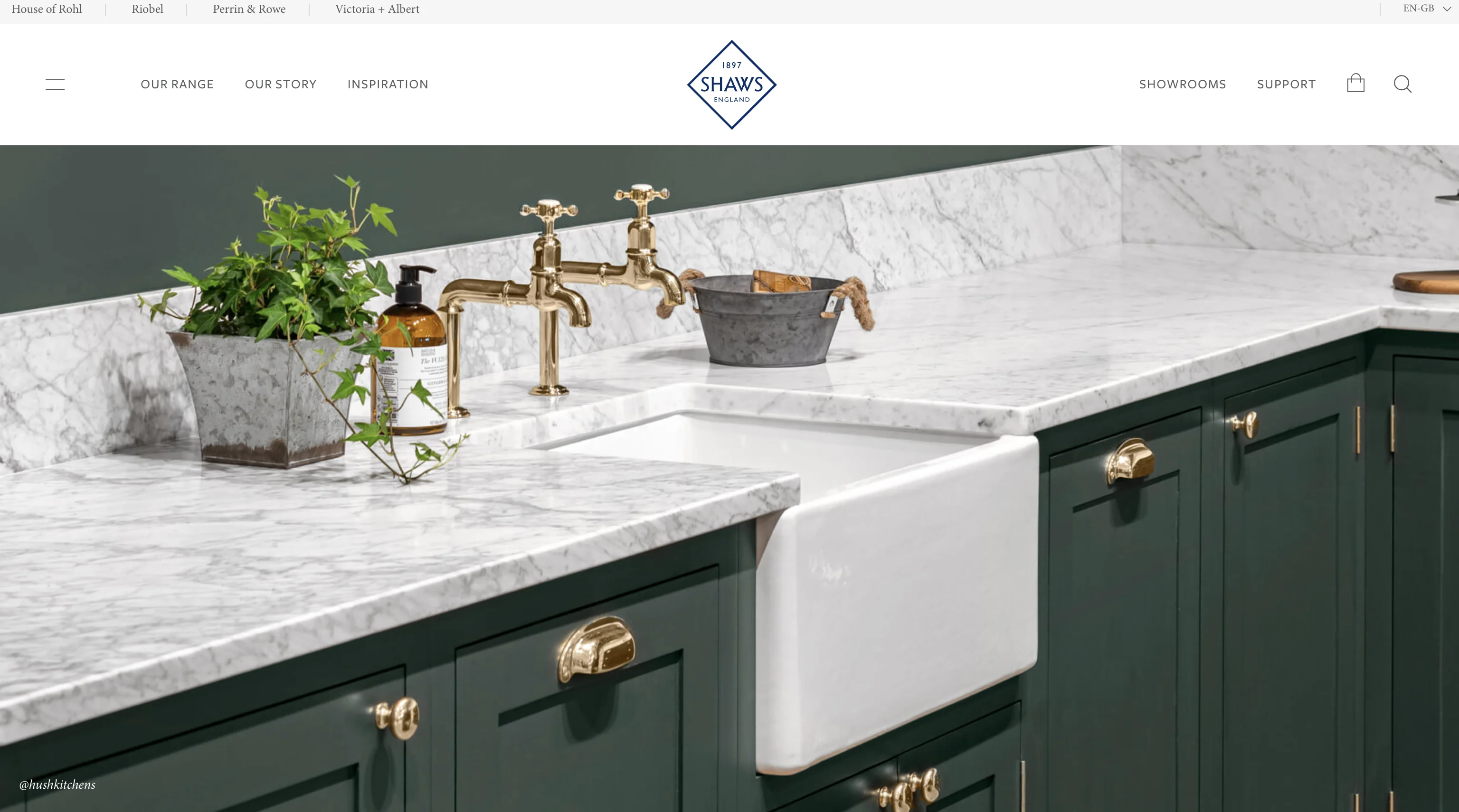 Shaws of Darwen website screenshot